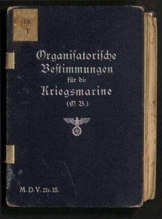Organisatorische Bestimmungen für die Kriegsmarine (O.B.)