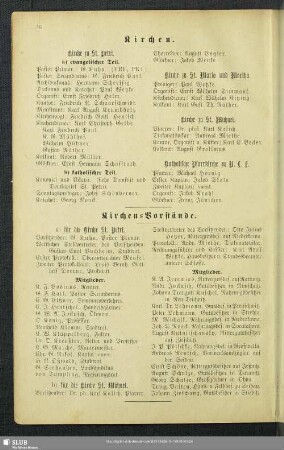 Kirchen-Vorstände