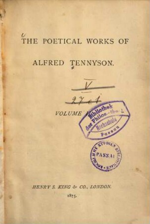 The poetical works of Alfred Tennyson, 2