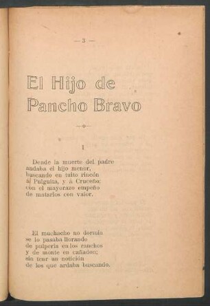 El hijo de Pancho Bravo