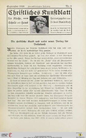 Nr. 9 (September 1910)