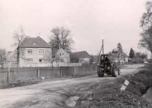 Blick auf Groß Düben : Ort: Dźěwin / Groß Düben. Blick auf das Dorf