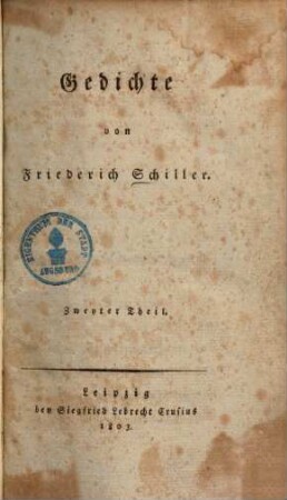 Gedichte, 2
