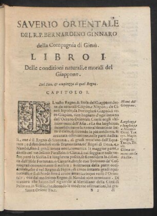 Capitolo I. Del sito, & ampiezza di quel Regno