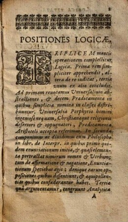 Postiones Ex Omni Philosophia