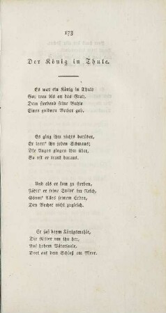Der König in Thule.