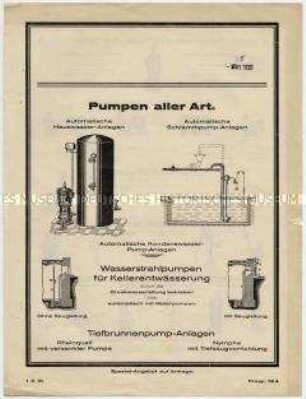 Pumpen aller Art.