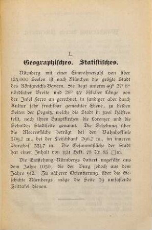 Neuester Führer durch Nürnberg : Mit ausführlichem das ganze Stadtgebiet umfassendem Plane nebst Straßenverzeichnis