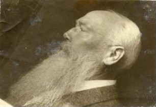Männerporträt : Männerporträt (vielleicht Modell für die Porträtbüste eines Mannes mit Vollbart; 1910/1915; C. Brose)