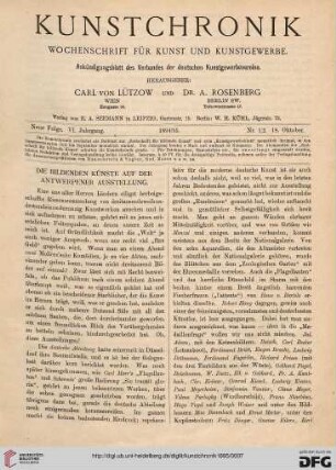 Heft 1/2 (18. Oktober 1894)