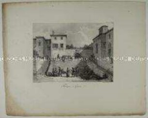 Fabriques à Girone (T. II/Pl. 93 des Mappenwerkes: Souvenirs Pittoresques)