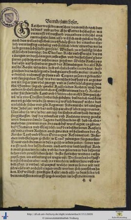 Vorred zum Leser