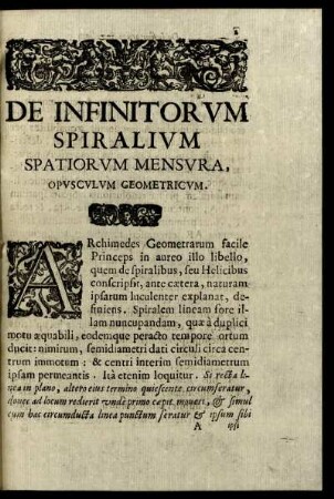 Propositio I - XIX.