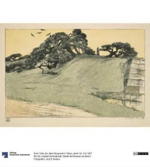 Am alten Burgwall in Tokyo