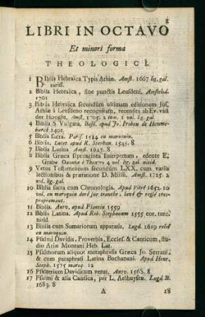 Libri in Octavo