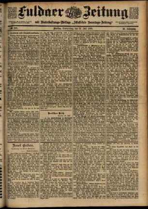 Ausgabe vom Donnerstag, den 27. Juli 1899.