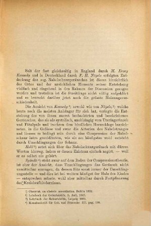 Zur Aetiologie des "Nabelschnurgeräusches"