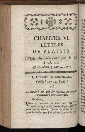 I. Lettres De Nouvelles.