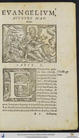 EVANGELIUM AUTHORE MATthæo