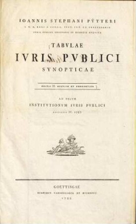Tabulae iuris publici synopticae