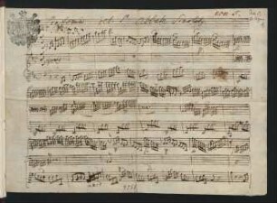 Sinfonien. Fragmente; i (2), bc; D-Dur