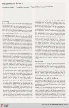 Maltechnische Befunde