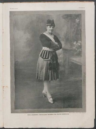 Delia Rodríguez, tonadillera española del teatro Esmeralda