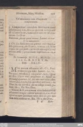 De Adverbiis Mire. Mirifice, & Mirum. Cap. XCIV.