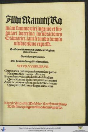 Lucubrationes Grammatice