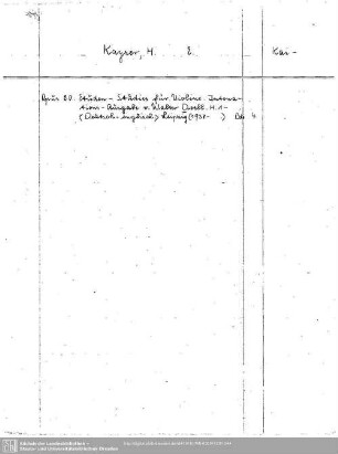 Kaiser, H. (Kayser)