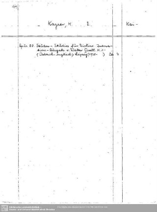 Kaiser, H. (Kayser)