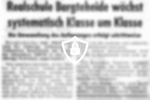 Realschule Bargteheide wächst systematisch Klasse um Klasse