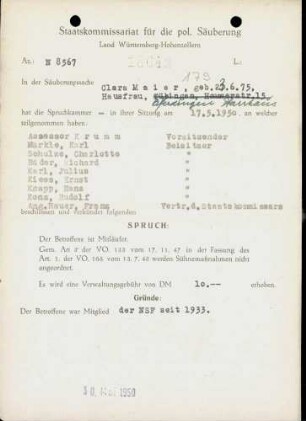 Maier, Clara