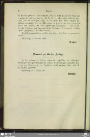 Vorwort zur fünften Auflage.