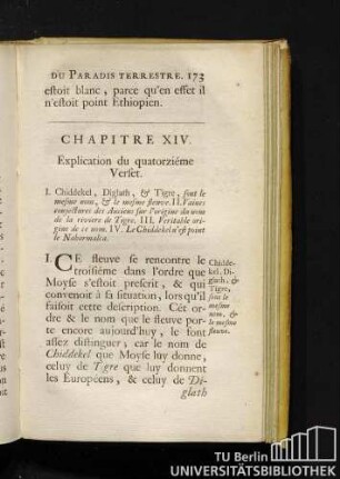 Chapitre XIV. Explication du quatorziéme Verset.