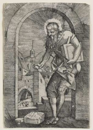 Heiliger Hieronymus am Torbogen