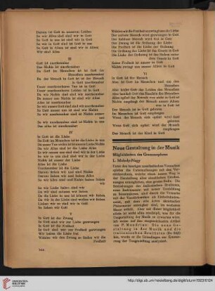 Neue Gestaltung in der Musik