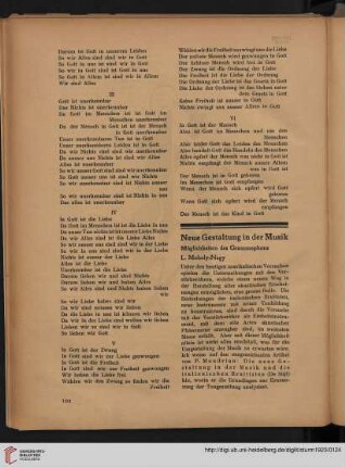 Neue Gestaltung in der Musik