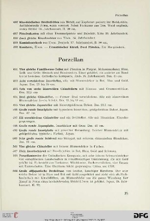 Porzellan (Nr. 491-544)