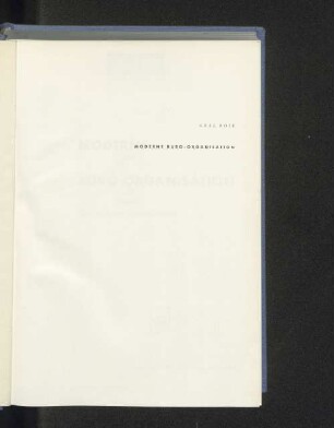 Moderne Büro-Organisation : das Buch zur Kostensenkung