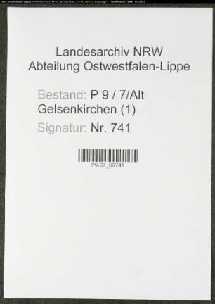 Namensverzeichnis Alt - Gelsenkirchen, Todesfälle