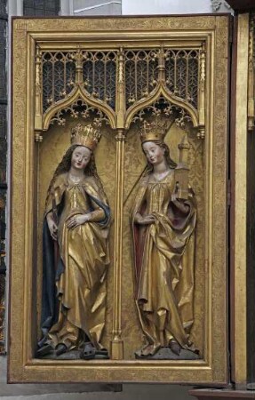 Die heiligen Katharina und Barbara
