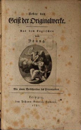 Über den Geist der Originalwerke