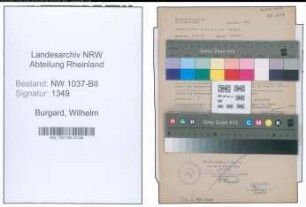 Entnazifizierung Wilhelm Burgard , geb. 04.11.1899 (Polizeibeamter)
