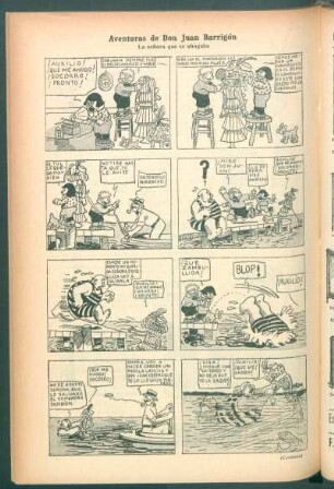 Aventuras de don Juan Barrigón : La señora que se ahogaba