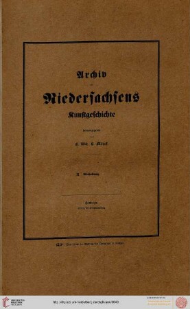 2. Abtheilung: Das Kloster Wienhausen bei Celle