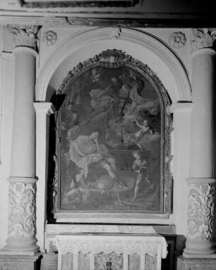 Die Apostel Petrus und Paulus erscheinen Kaiser Konstantin im Traum