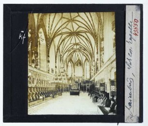 Malbork, Marienburg,Malbork, Marienburg, Marienkirche : Innenansicht, Schlosskirche