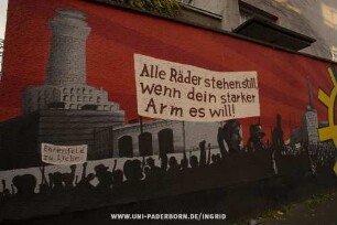 Alle Räder stehen still, wenn dein starker Arm es will!