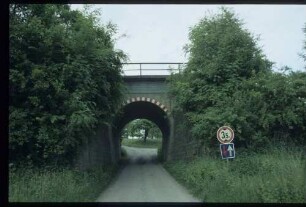Gewölbter Straßendurchlaß